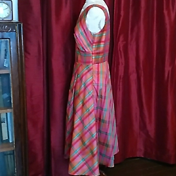 Donating in May 2022, retro silk party dress - Picture 2 of 7